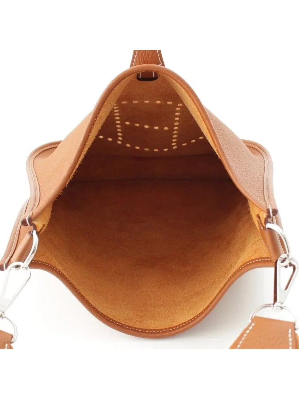 Hermes Evelyne 3 Trois 29 PM Taurillon Clemence Amazon Shoulder Bag Gold